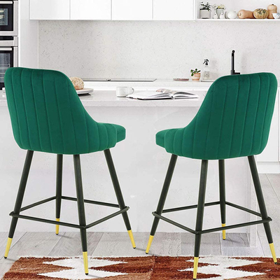 Nhà hàng sang trọng Ghế ăn Flannel hiện đại có thể điều chỉnh